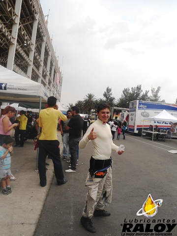 1ra. fecha de Carrera LATAM Fórmula 2000 celebrada en el Autódromo Hermanos Rodríguez en la Cuidad de México el día 28 de Abril de 2013, apoyando a nuestro piloto estrella Fabián Welter de Raloy Racing Team con el auto número 11