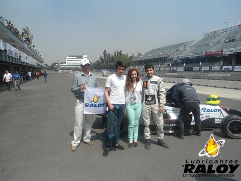 1ra. fecha de Carrera LATAM Fórmula 2000 celebrada en el Autódromo Hermanos Rodríguez en la Cuidad de México el día 28 de Abril de 2013, apoyando a nuestro piloto estrella Fabián Welter de Raloy Racing Team con el auto número 11