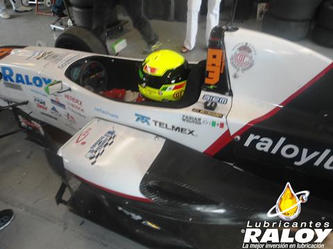 1ra. fecha de Carrera LATAM Fórmula 2000 celebrada en el Autódromo Hermanos Rodríguez en la Cuidad de México el día 28 de Abril de 2013, apoyando a nuestro piloto estrella Fabián Welter de Raloy Racing Team con el auto número 11