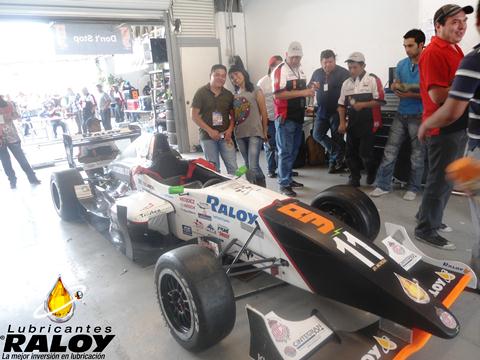 1ra. fecha de Carrera LATAM Fórmula 2000 celebrada en el Autódromo Hermanos Rodríguez en la Cuidad de México el día 28 de Abril de 2013, apoyando a nuestro piloto estrella Fabián Welter de Raloy Racing Team con el auto número 11