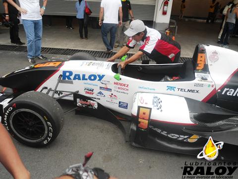 1ra. fecha de Carrera LATAM Fórmula 2000 celebrada en el Autódromo Hermanos Rodríguez en la Cuidad de México el día 28 de Abril de 2013, apoyando a nuestro piloto estrella Fabián Welter de Raloy Racing Team con el auto número 11